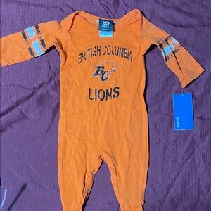 Reebok Vibrant Orange Kids Footie BC Lions